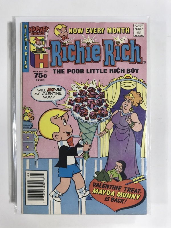 Richie Rich #226 VF3B131 VERY FINE VF 8.0