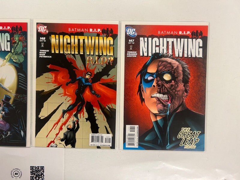 4 Nightwing DC Comic Books # 148 148 149 150 Flash Robin Cat Woman 67 JS41