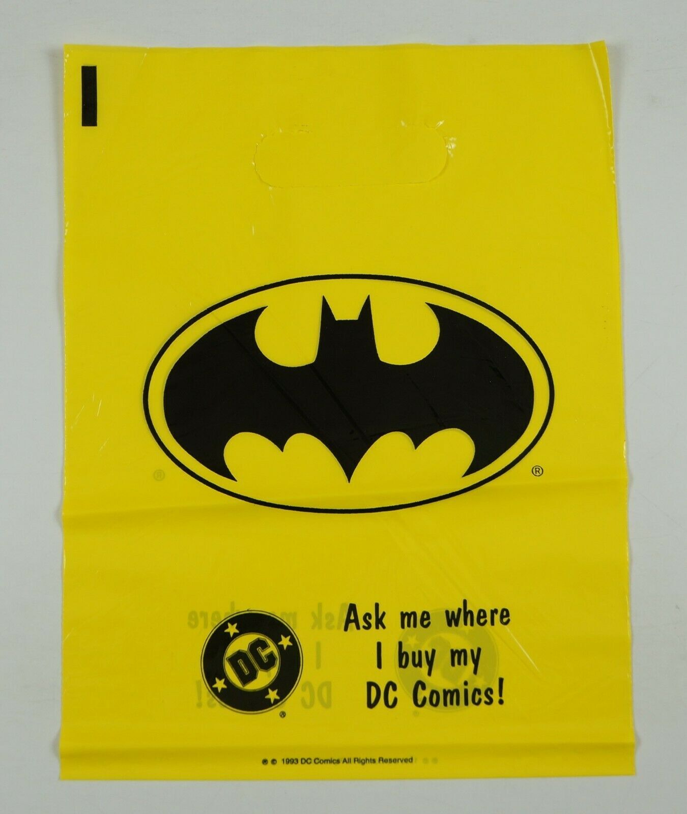 Batman Logo retail comic book plastic bag - Ask me where I buy my DC  Comics! NEW | Comic Books - Modern Age, Batman / HipComic