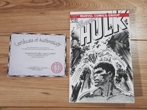 Incredible Hulk #181 Blank Variant cover art