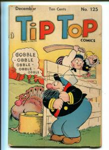 TIP TOP #125 1946-UNITED FEATURES-BUSHMILLER-THANKSGIVING-LI'L ABNER-NANCY-fr