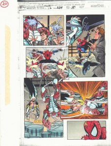 Spectacular Spider-Man #234 p.15 Color Guide Art - Ben Reilly by John Kalisz