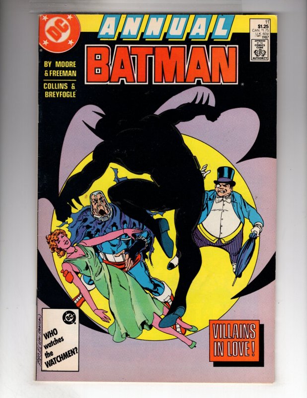 Batman Annual #11 (1987)  Alan Moore Story John Byrne Cover   / EBI#1