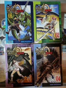 Monster Hunter Orage 1-4 Paperback Manga Set Capcom Kodansha 1 2 3