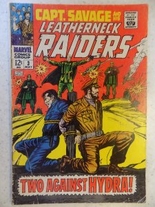 CAPTAIN SAVAGE AND HIS LEATHERNECK RAIDERS # 3 MARVEL WAR ACTION