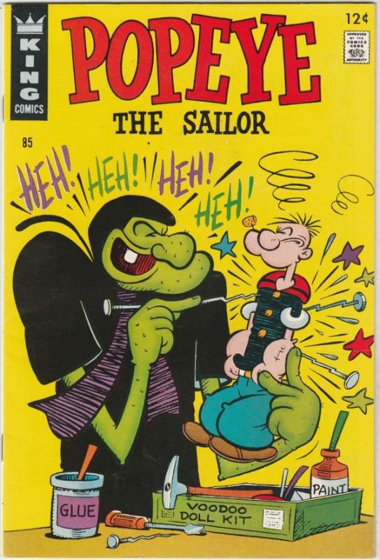 Popeye the Sailor #85 (Apr-67) NM/NM- High-Grade Popeye, Olive Oil, Sweetpea