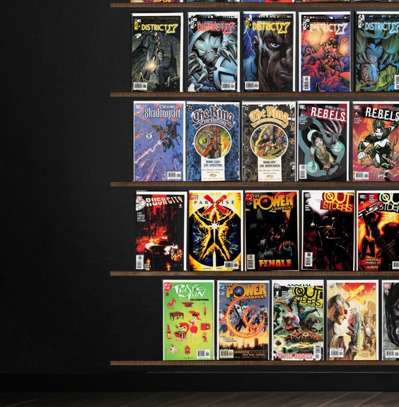 Huge Lot 160+ Comics with Countdown, The Power Company, District X & More!