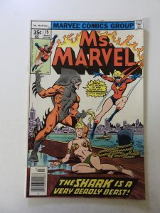 Ms. Marvel #15 (1978) VG/FN condition moisture damage