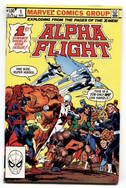 ALPHA FLIGHT #1 comic book MARVEL COMICS-1st ISSUE NM-