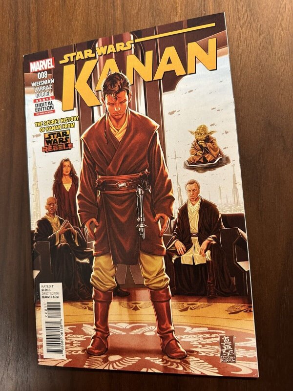Star Wars Kanan #8 VF+ Mark Brooks Cvr, Low Print Run (Marvel 2016)