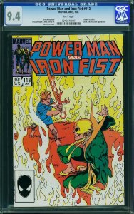 Power Man and Iron Fist #113 (1985) CGC 9.4 NM