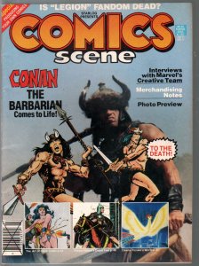 Comics Scene #4 1982-Gene Colon-Jack Katz-Barney Google, Conan-FN/VF 