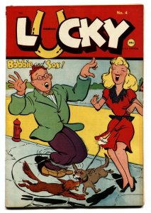 LUCKY #4-1946-LUCKY STARR-GGA COVER-Walter Johnson art