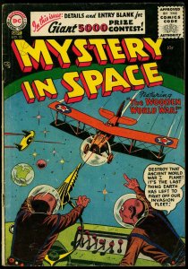 Mystery in Space #33 1956- DC Sci-fi Flying Saucer VG 