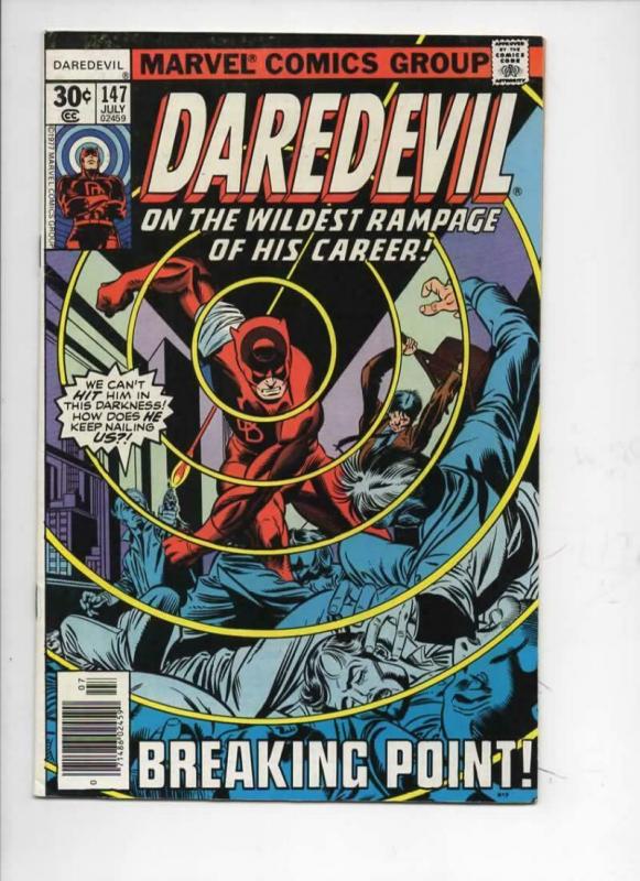 DAREDEVIL #147 FN/VF  Murdock, Gil Kane, 1964 1977, more Marvel in store