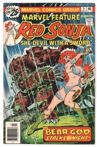 Marvel Feature #1, 2, 3, 4, 5, 6, 7 (1976) Red Sonja full run, high grade comics