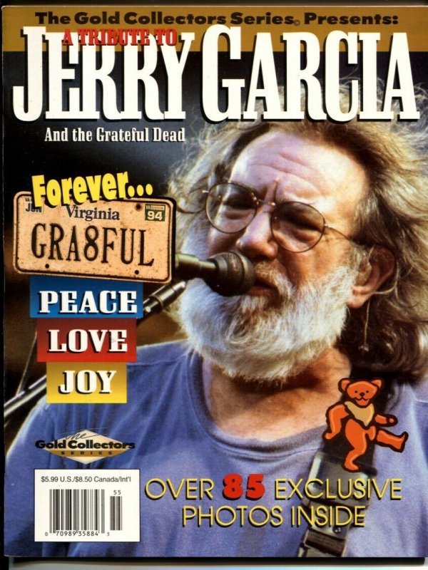 Tribute To Jerry Garcia 1995-H & S Media-rock n roll history-85 pix-FN 