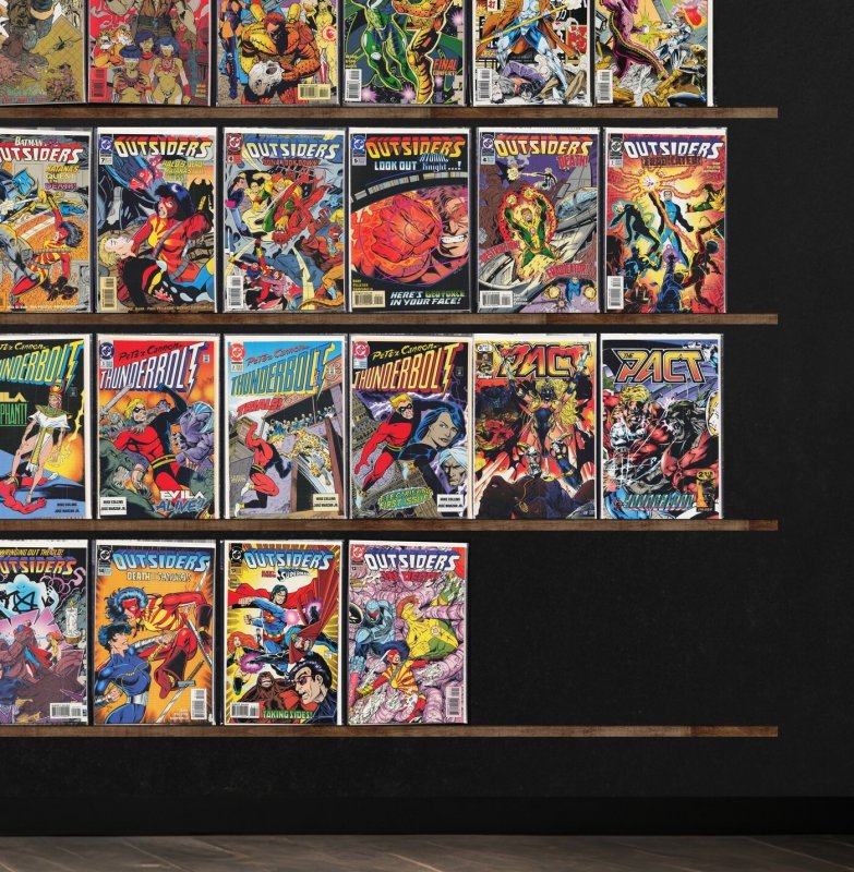 Huge Lot 150+ Comics with The H.A.R.D. Corps, Outsiders, Harbinger & More!