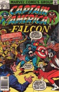 Captain America (1st Series) #217 FN ; Marvel | Quasar