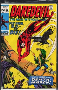 Daredevil #76 (1971) Daredevil [Moisture Damage]