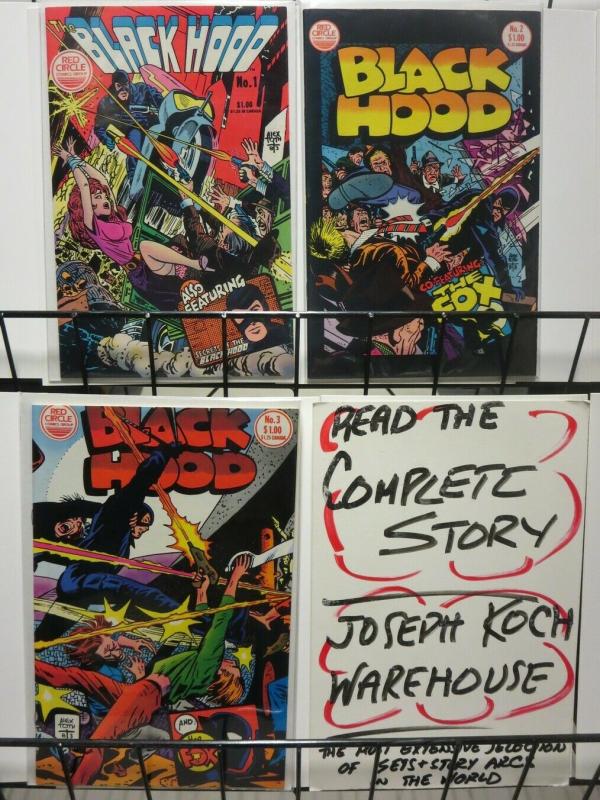 BLACK HOOD (1983 ) 1-3  ALEX TOTH  THE FOX !