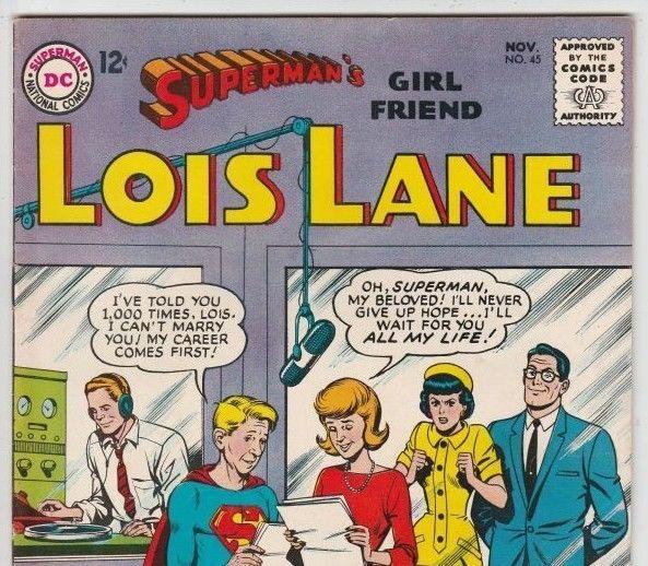 Lois Lane #45 Superman's Girlfriend strict NM/NM-  9.2  High-Grade   Richmond