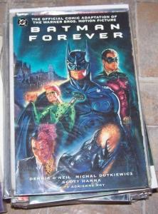 Batman Forever:Official Comic Adaptation of the movie two face riddler robin dc