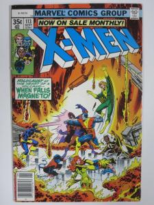 X MEN 113,VF September, 1978 Magneto!