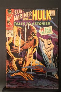 z Tales to Astonish #92 (967 Affordable-Grade VG+ 1st meet hulk/Silver Surfer!