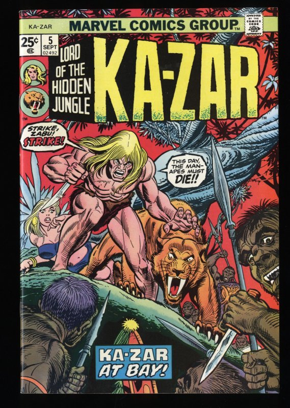 Ka-Zar #5 NM+ 9.6