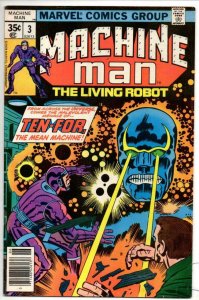 MACHINE MAN #3, VF, Jack Kirby, Living Robot, 1978, more in store