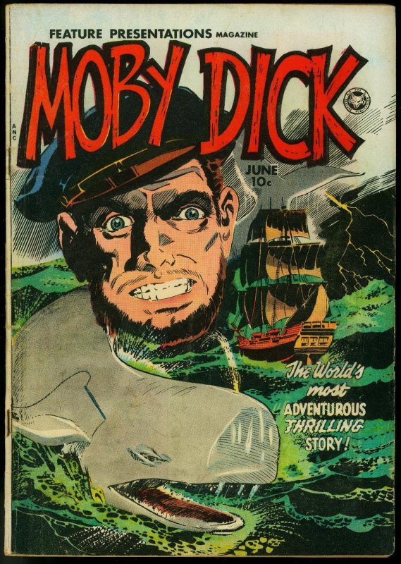 Moby Dick - Feature Presentations #6 1950 - Wally Wood cover VG