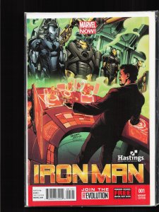 Iron Man #1 Hastings Cover (2013) Iron Man