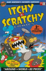 Itchy And Scratchy Comics #1 (with poster) VF/NM ; Bongo | Simpsons