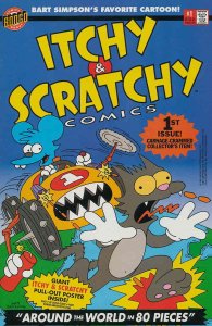 Itchy And Scratchy Comics #1 (with poster) FN ; Bongo | Simpsons