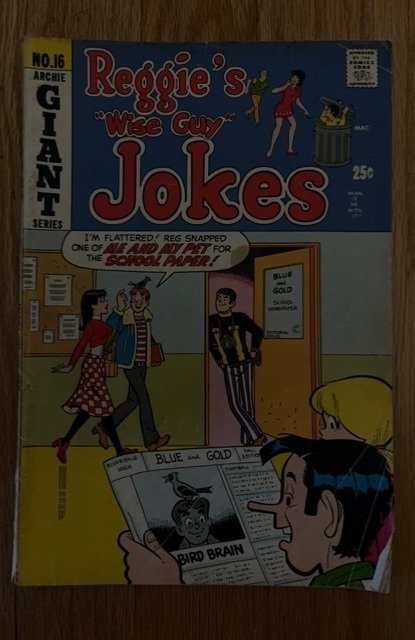 Reggie's Wise Guy Jokes #16 (1971)