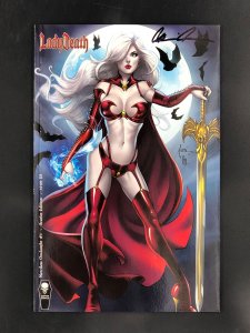 Lady Death: Merciless Onslaught #1 Scarlet Cover B (2017) Signed by Brian Pulido