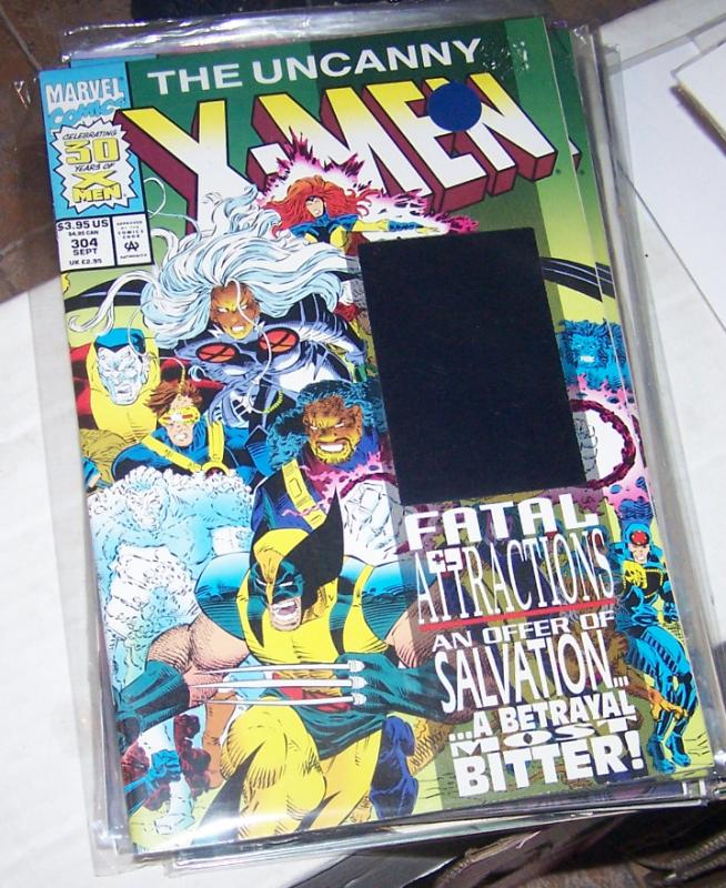 UNCANNY X-MEN #304  1992 marvel  fatal attractions magneto hologram cover