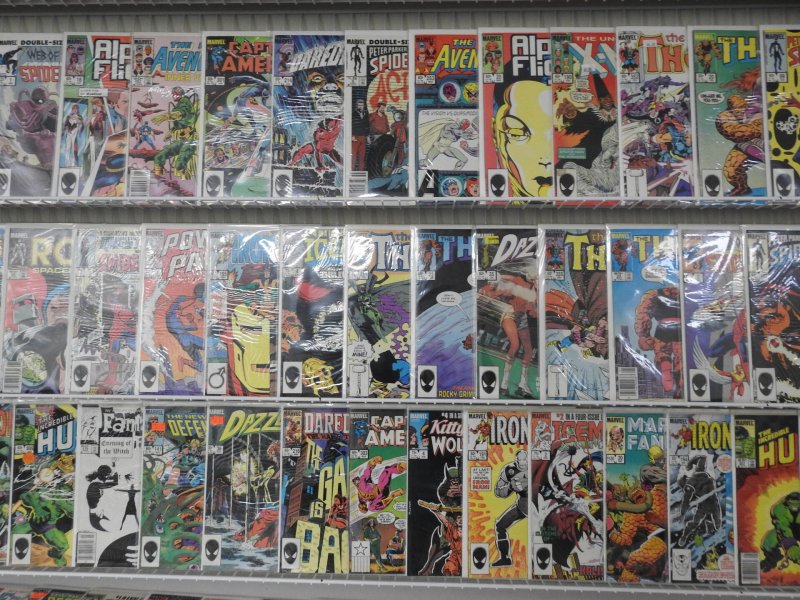 Huge Lot 140+ Comics W/ Thor, Hulk, Avengers, Spidey+ Avg VF- Condition!