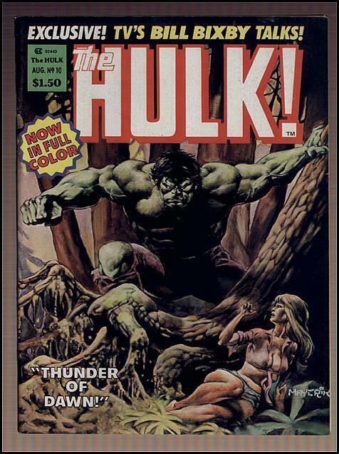 HULK  10 Doug Moench, 1st Color  issue! TV series Photo