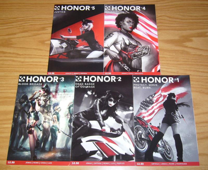 Honor #1-5 VF/NM complete series - night of the living dead  double take set lot 