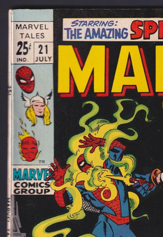 Marvel Tales #21 Spider-man VG/FN 5.0 Marvel Comic - Jul 1969
