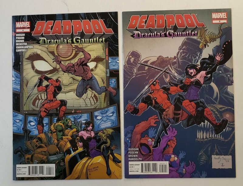 DEADPOOL DRACULA'S GAUNTLET #1-7 SET MARVEL COMICS 2014 NM