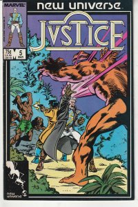 Justice #5 (1987)  Alien Punisher ?