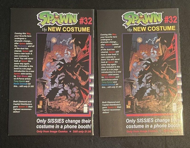 Spawn 30, 31 - LOT OF 2 - ? Ku Klux Klan Story ? (1995) McFarlane Image Comics