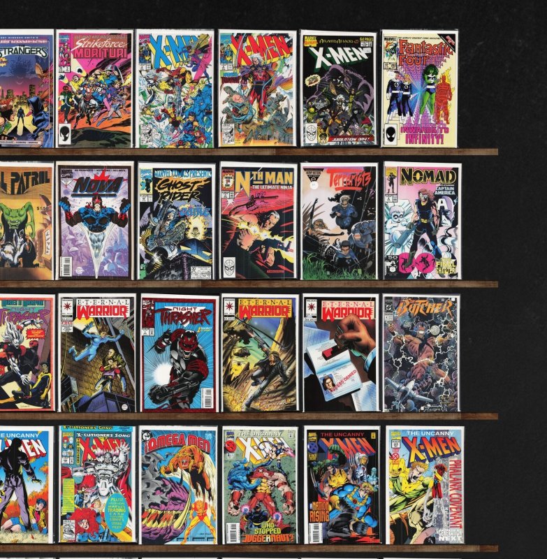Huge Lot 140+ Comics with Excalibur, The Uncanny X-Men, Eternal Warrior & More!