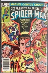 The Spectacular Spider-Man #67 Newsstand Edition (1982, Marvel) FN/VF