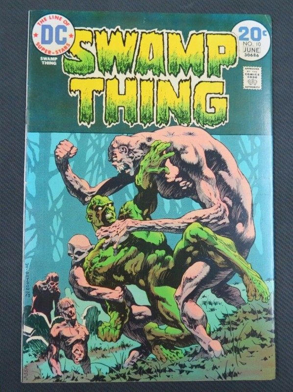 Swamp Thing # 10 VF 8.0 Or Better DC 