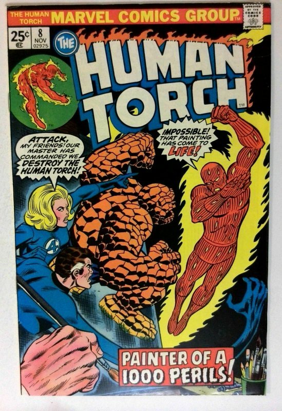 Human Torch #8 Marvel 1975 VF Bronze Age Comic Book 1st Print