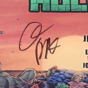 Fall of the Hulks #1 Double-Sided Poster Signed by Greg Pak (8.0) 2009